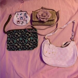 Lot of girls purses